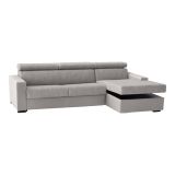 Divano angolare grigio 280x95x85h cm - Ameno