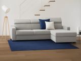 Divano angolare grigio 280x95x85h cm - Ameno
