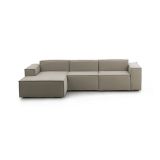 Divano angolare tortora 300x170x70h cm - Alganibra