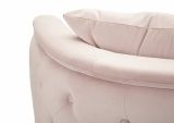 Divano classico rosa 127x74x71h cm - Cappa