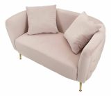 Divano classico rosa 127x74x71h cm - Cappa
