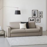 Divano comodo tortora 180x95x90h cm - Azzurrite