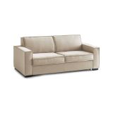 Divano con braccioli beige 180x95x90h cm - Arki