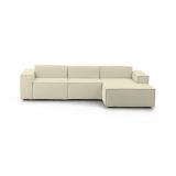 Divano con braccioli beige 300x170x70h cm - Ananas