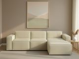 Divano con braccioli beige 300x170x70h cm - Ananas