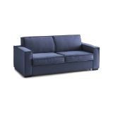 Divano con braccioli blu 180x95x90h cm - Ayramah