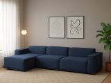 Divano con braccioli blu 340x170x70h cm - Atrillo
