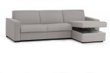 Divano con braccioli grigio 260x95x90h cm - Azechiele