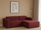 Divano con braccioli rosso 240x170x70h cm - Ameli