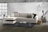 Divano con braccioli tortora 280x95x90h cm - Anila