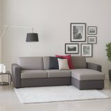 Divano contenitore grigio 260x95x90h cm - Azechiele