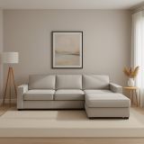 Divano contenitore grigio 280x95x90h cm - Ametrino