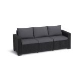 Divano da esterno Melfort, 198x68 h72 cm, Antracite