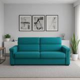 Divano design azzurro 205x95x100h cm - Flaibano