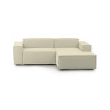 Divano design beige 240x170x70h cm - Ameli
