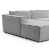 Divano design grigio 300x170x70h cm - Alganibra