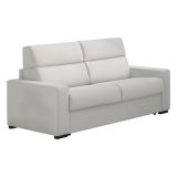 Divano design grigio chiaro 200x95x100h cm - Letino