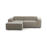 Divano design tortora 240x170x70h cm - Assurte