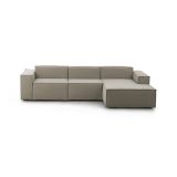 Divano design tortora 300x170x70h cm - Ananas