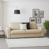 Divano elegante beige 200x95x90h cm - Azier