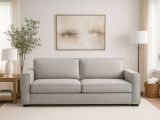 Divano elegante grigio 160x95x90h cm - Aglientu