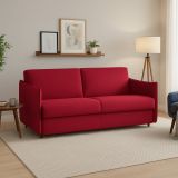 Divano elegante rosso 200x95x90h cm - Severo