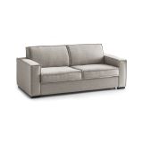 Divano elegante tortora 180x95x90h cm - Arki