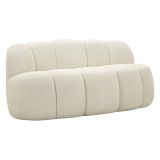 Divano Fisso 2 Posti Bianco Posti a Sedere 2 Materiale Struttura in Legno Nobilitato 82x58x147h cm, Altezza Seduta 40 cm - Alchi