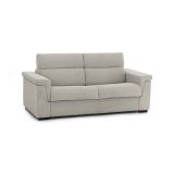 Divano fisso 2 posti Flaibano, 205x95 h100 cm, Beige