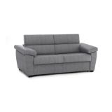 Divano fisso 2 posti Pisogne, 185x95 h100 cm, Grigio