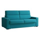 Divano fisso 3 posti Ozegna, 220x95 h100 cm, Azzurro