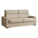 Divano fisso 3 posti Ozegna, 220x95 h100 cm, Beige