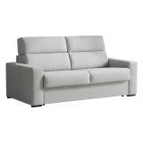 Divano fisso 3 posti Ozegna, 220x95 h100 cm, Grigio