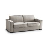 Divano lavabile tortora 180x95x90h cm - Ayramah
