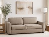 Divano lavabile tortora 180x95x90h cm - Ayramah