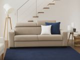 Divano letto 2 piazze beige 180x95cm - Aieie