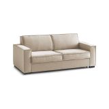 Divano letto 2 piazze beige 200x100cm - Adalberto