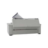 Divano letto 2 piazze grigio chiaro 225x95cm - Benedetto
