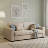 Divano letto 2 posti beige 160x95cm - Alcatraz