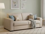 Divano letto 2 posti beige 160x95cm - Alcatraz