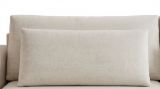 Divano Letto 2 Posti Bianco Crema Contenitore di Apertura a Libro 240x105 cm, Reclinabile - Erbezzo