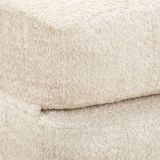 Divano Letto 2 Posti Bianco Reclinabile Apertura a Ribalta 150x100x80 h cm, Posti a Sedere 2 - Albayz
