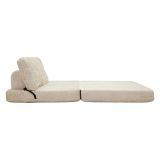 Divano Letto 2 Posti Bianco Reclinabile Apertura a Ribalta 150x100x80 h cm, Posti a Sedere 2 - Albayz