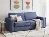 Divano letto 2 posti blu 200x95cm - Amapola
