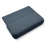 Divano Letto 2 Posti blu Contenitore Cuscini Sfoderabili 210x106 cm, Reclinabile - Brugnato