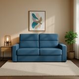 Divano letto 2 posti Ecate, 200x95 h100 cm, Blu