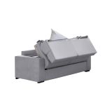 Divano letto 2 posti Ecate, 200x95 h100 cm, Grigio