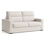 Divano Letto 2 Posti Grigio Sfoderabile Contenitore 180x95 cm, di Apertura a Ribalta Made in Italy - None