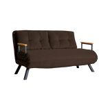 Divano letto 2 posti marrone 133x78cm - Calvin