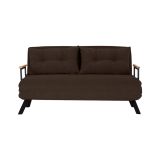 Divano letto 2 posti marrone 133x78cm - Calvin